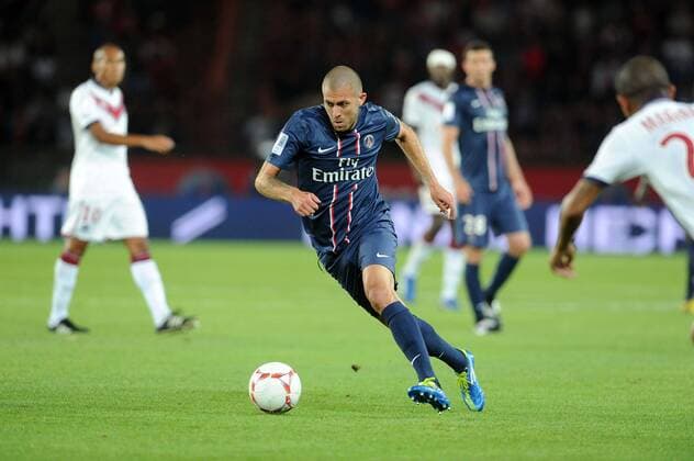 Jeremy Menez (PSG) FOOTBALL : PSG vs Bordeaux - Ligue 1 - 26 08 2012 N.LeGouic FEP Panoramic 