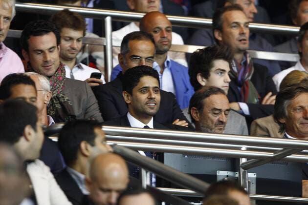 Nasser El Khelaifi (President PSG) FOOTBALL : Paris Saint Germain vs Bordeaux - Ligue 1 - 26 08 2012 GwendolineLeGoff Panoramic 