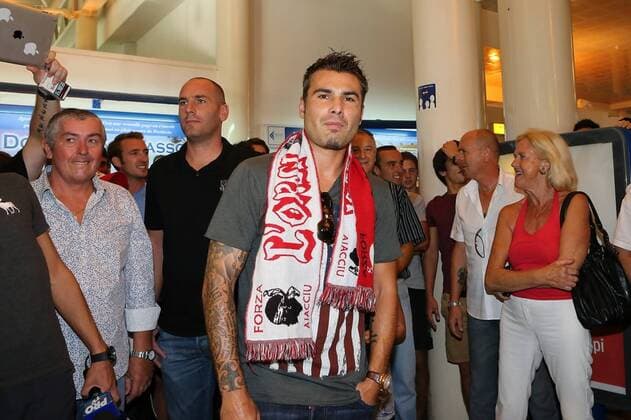Adrian Mutu FOOTBALL : Adrian Mutu - Arrivee Ajaccio - 27 08 2012 GerardPierlovisi Panoramic 