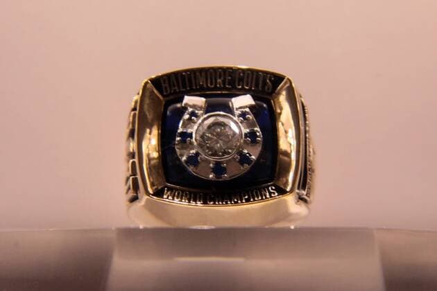 Super Bowl Ringe der einzelnen Siegerteams: V Baltimore Colts - 1970