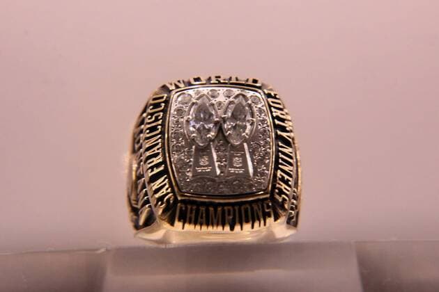 Super Bowl Ringe der einzelnen Siegerteams: XIX San Francisco 49ers - 1984