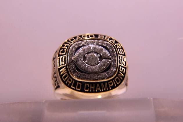 Super Bowl Ringe der einzelnen Siegerteams: XX Chicago Bears 1985