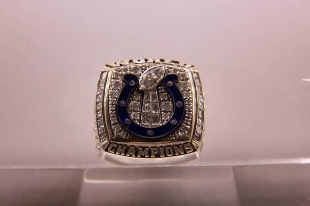 Super Bowl Ringe der einzelnen Siegerteams: XLI Indianapolis Colts 2006