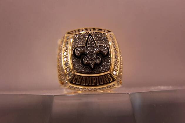 Super Bowl Ringe der einzelnen Siegerteams: XLIV New Orleans Saints 2009