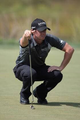 01 SEP 2012: Rory McIlroy lines up his putt on two during the Second Round of the Deutsche Bank Championship at TPC Boston, Norton, Massachusetts on September 1, 2012. GOLF: SEP 01 PGA Golf Herren - Deutsche Bank Championship - Second Round Icon482120901019 EDITORIAL USE ONLY