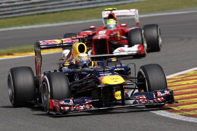 Sebastian Vettel (Red Bull Racing) GP Belgien 2012 Formel 1 Grand Prix Belgien 2012