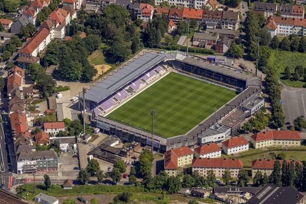 Fußball, Stadiongeschichte VfL Osnabrück osnatel ARENA, Stadion an der Bremer Brücke, Heimspielstätte Vfl Osnabrück - !ACHTUNGxMINDESTHONORARx60xEURO!