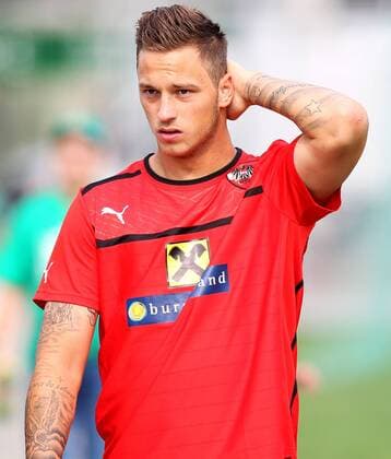 FUSSBALL - FIFA WM 2014 Quali, AUT vs GER, Vorberichte, Training WIEN, AUSTRIA - ÖFB Länderspiel, Österreich vs Deutschland, Vorberichte, Training Nationalmannschaft AUT. Bild zeigt Marko Arnautovic (AUT). 