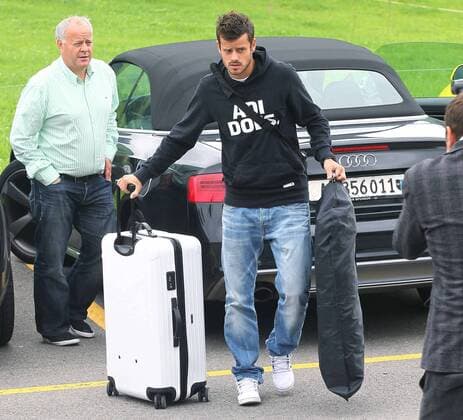 03.09.2012 Feusisberg , Schweiz , Zusammenzug der Schweizer Fussball Nationalmannschaft , WM Qualifikation 2014 Im Bild ; Tranquillo Barnetta (Schweiz) 
