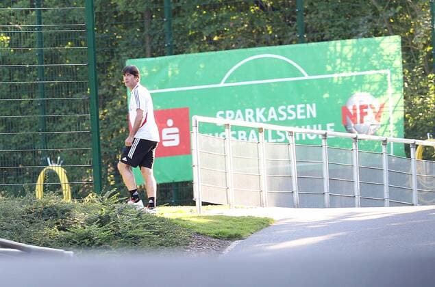 Fussball Nationalmannschaft Deutschland, GER, Training in der Sportschule des NFV, niedersächsischen Fussball Verbandes, in Barsinghausen Wohin führt der Weg von Bundestrainer Joachim Löw (GER)