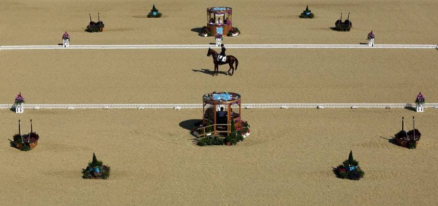 London , Paralympics 2012 , Dressur Einzel Kür Grade III , Feature Übersicht