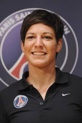 Linda Bresonik FOOTBALL : presentation de l equipe feminine du Paris St Germain PSG - Damen - 06 09 2012 JBAutissier 