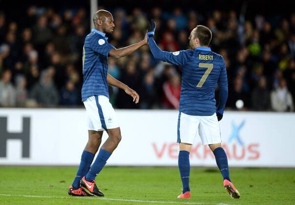 Abou DIABY (fra) - Franck RIBERY (fra) FOOTBALL : FIN vs FRA - WM Quali - 07 09 2012 AnthonyBIBARD FEP Panoramic 