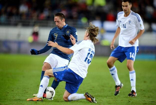 Franck RIBERY (fra) - Markus HALSTI (fin) Finnland - Frankreich, ----- xAnthonyBIBARDxFEPx 