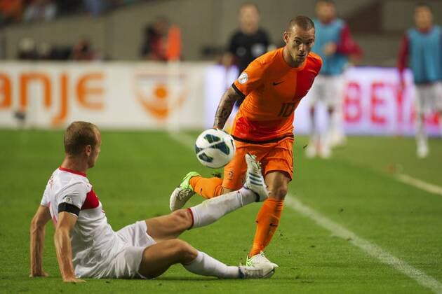 Wesley Sneijder of Holland Holland v Turkey World Cup qualifier 2012 2013 xVIxWillemxJanxDijkdrentxIVx 1136614