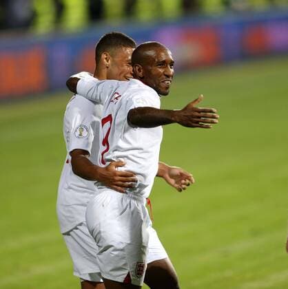 England s Jermaine Defoe celebrates scoring his sides third goal..Football - World Cup 2014 Qualifying - Moldova v England - Zimbru Stadium - 7 9 12 ..Mandatory Credit: David Klein Sportimage..EDITORIAL USE ONLY. No use with unauthorized audio, video, data, fixture lists, club league logos or ?live? services. Online in-match use limited to 45 images, no video emulation. No use in betting, games or single club league player publications. Please contact your account representative for further details.... EDITORIAL USE ONLY. No use with unauthorised audio, video, data, fixture lists, club league logos or live services. Online in-match use limited to 120 images, no video emulation. No use in betting, games or single club league player publications.