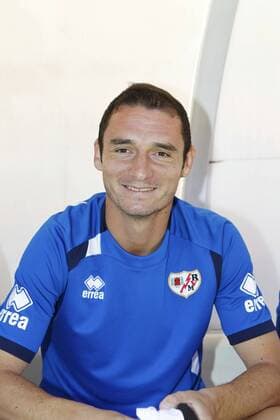 Andrija Delibasic (Rayo), SEPTEMBER 2, 2012 - Football Soccer : Spanish Liga Espanola match between Rayo Vallecano and Sevilla, at the Vallecas Stadium, Madrid, Spain, September 2, 2012.  (heha007199)