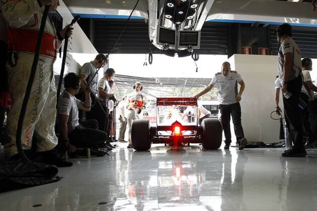 Motorsports: FIA Formula One World Championship 2012, Grand Prix of Italy, 3 Jenson Button (GBR, Vodafone McLaren Mercedes), xHOCHxZWEIx