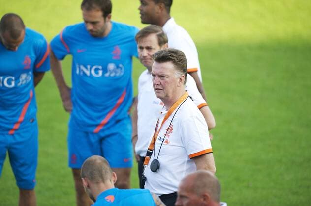 Coach Louis van Gaal Training session Dutch team Training Qualifying 2012 2013 xVIxWillemxJanxDijkdrentxIVx 1138379