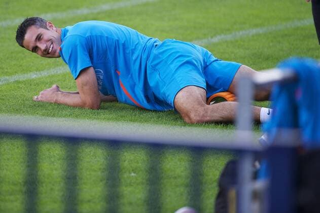 Robin van Persie of Holland Training session Dutch team Training Qualifying 2012 2013 xVIxWillemxJanxDijkdrentxIVx 1138408