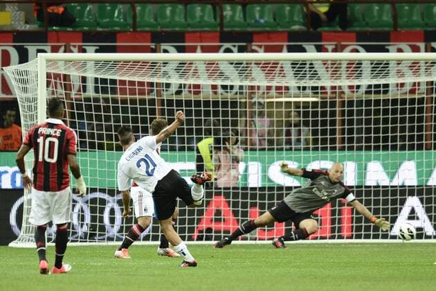 Mailand, 15.09.2012 - Serie A 2012 2013 - AC Milan vs Atalanta Bergamo 0:1 - Tor von Luca Cigarini 
