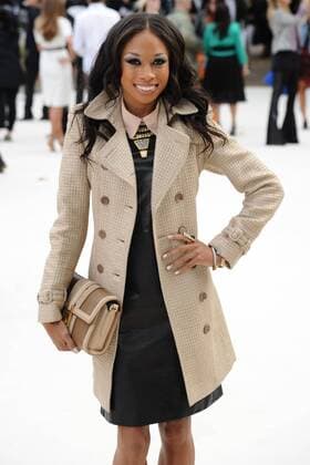 London Fashion Week Spring Summer 2013 - Burberry Prorsum Show in den Kensington Gardens, London Allyson Felix - 