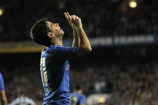 Oscar Chelsea Goal Celebration Chelsea FC London - Juventus Turin (Juve) xFedericoxTarditoxInsidefoto