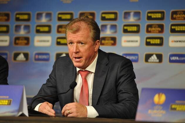 Fußball Europa League FC Twente Enschede - Hannover 96 am 20.09.2012 im Stadion De Grolsch Veste in Enschede -- Steve McClaren ( Trainer Enschede )