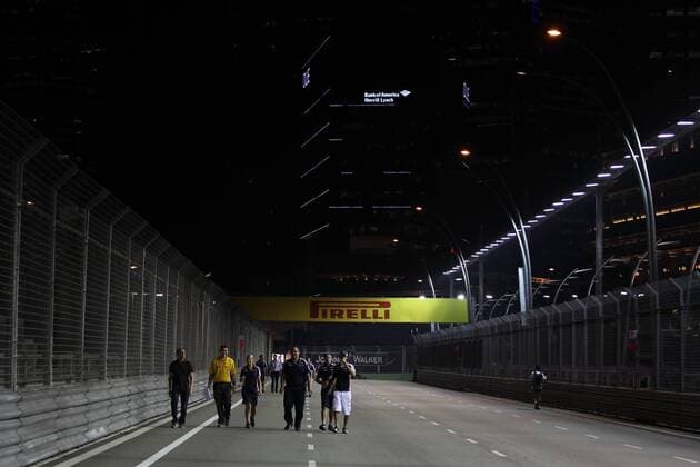 20.09.2012 - Bruno Senna (BRA) Williams F1 Team FW34 Singapore Grand Prix, Singapore 20 - 23 September 2012 