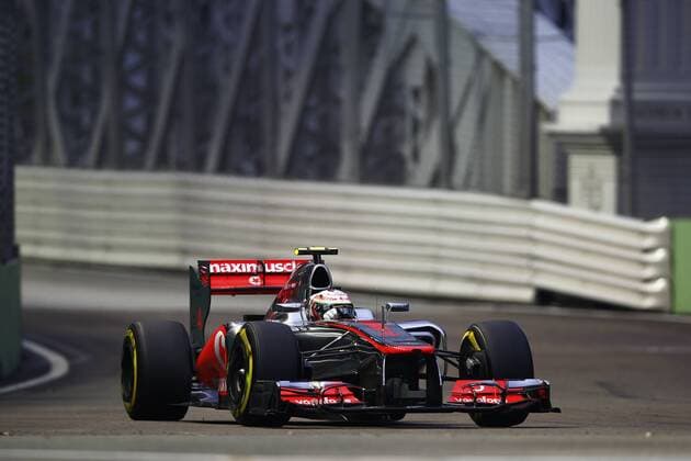 Motorsports: FIA Formula One World Championship 2012, Grand Prix of Singapore, 4 Lewis Hamilton (GBR, Vodafone McLaren Mercedes), xHOCHxZWEIx