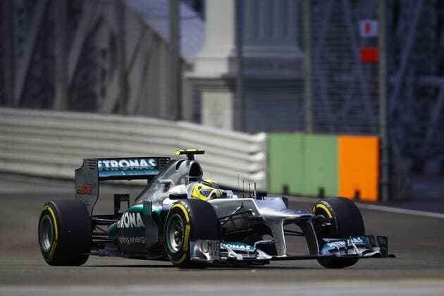 Motorsports: FIA Formula One World Championship 2012, Grand Prix of Singapore, 8 Nico Rosberg (GER, Mercedes AMG Petronas F1 Team), xHOCHxZWEIx