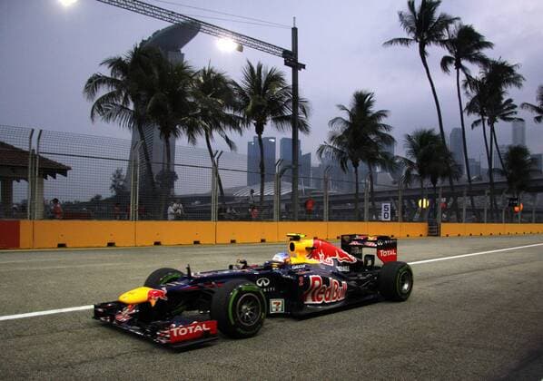 formula 1 GP, Singapore, 21.09.2012, Mark Webber, Red Bull Racing, Photo:mspb Thomas Melzer formula 1 GP, Singapore, Mark Webber,