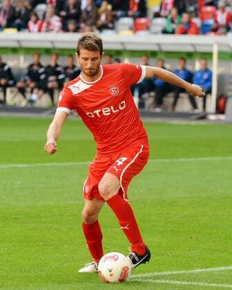Düsseldorf, ESPRIT arena 22.9.2012 Fussball, 1. Bundesliga, Saison 2012-2013 Fortuna Düsseldorf vs SC Freiburg Stelios Malezas, Fortuna
