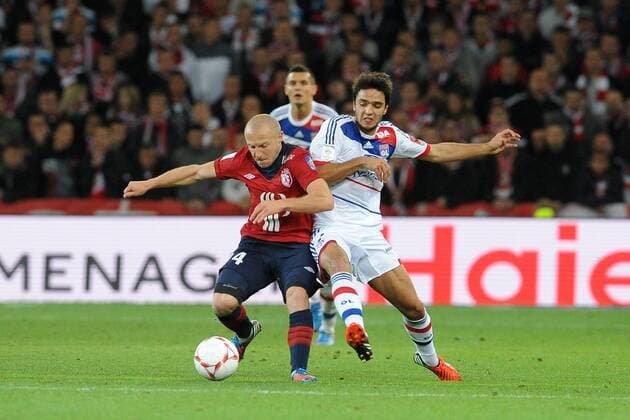 Florent Balmont (Lille) Clement Grenier (Lyon), OSC Lille (LOSC) - Olympique Lyon xNxLeGouic FEPx 