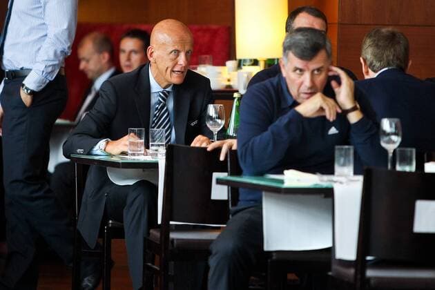 Pierluigi Collina, Schiedsrichter UEFA Trainerkonferenz im HILTON Hotel in Warschau  LKFT4255