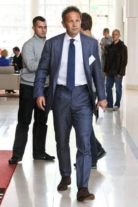 Sinisa Mihajlovic, Nationaltrainer Serbien UEFA Trainerkonferenz im HILTON Hotel in Warschau  LKFT4290