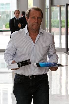 Berti Vogts, Nationaltrainer Aserbaidschan UEFA Trainerkonferenz im HILTON Hotel in Warschau  LKFT4306
