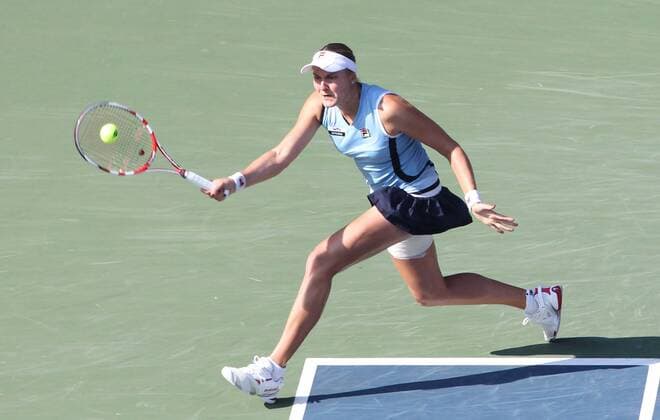 Sept. 29, 2012 - Tokyo, Japan - NADIA PETROVA of Russia returns the ball during the final match of the Toray Pan Pacific Open tennis tournament at Ariake Colosseum on September 29, 2012 in Tokyo, Japan. Toray Pan Pacific Open Tennis Tournament - ZUMAjn1
