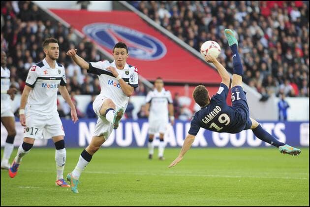 Kevin Gameiro (psg) FOOTBALL : PSG Paris St. Germain vs FC Sochaux - L1 - 29 09 2012 JBAutissier 