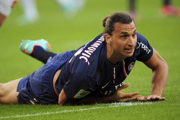 Zlatan Ibrahimovic (PSG) FOOTBALL : PSG Paris St. Germain vs FC Sochaux - L1 - 29 09 2012 JBAutissier 