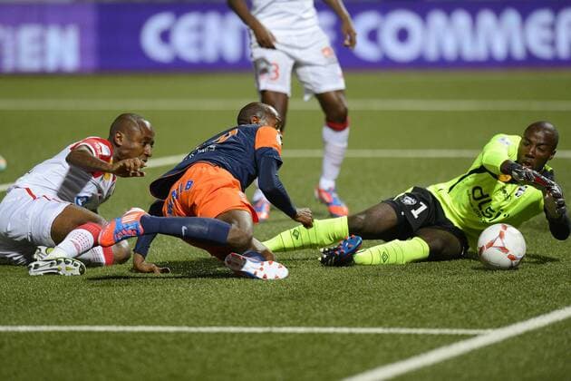 Souleymane CAMARA (Montpellier) FOOTBALL : Nancy vs Montpellier - Ligue 1 - Championnat de France 2012 2013 - 29 09 2012 - G.Ramon PanoramiC 