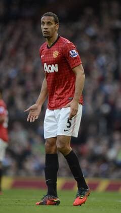 Rio Ferdinand of Manchester United - Barclays Premier League - Manchester Utd vs Tottenham - Old Trafford Stadium - Manchester - 29 09 12 - Picture Simon Bellis Sportimage EDITORIAL USE ONLY. No use with unauthorised audio, video, data, fixture lists, club league logos or live services. Online in-match use limited to 120 images, no video emulation. No use in betting, games or single club league player publications.