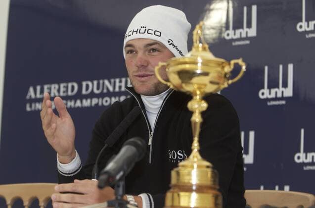 23.09.2012 St Andrews, Scotland. Ryder Cup winner Martin Kaymer during the Press conference at the Alfred Dunhill Championship 2012. xMarkxDavisonx  ActionPlus11335446