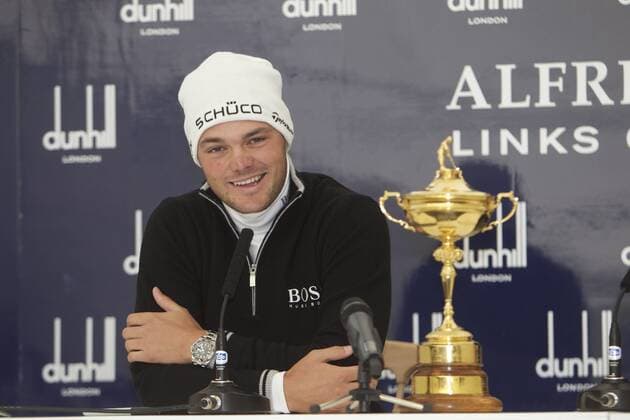 23.09.2012 St Andrews, Scotland. Ryder Cup winner Martin Kaymer during the Press conference at the Alfred Dunhill Championship 2012. xMarkxDavisonx  ActionPlus11335448