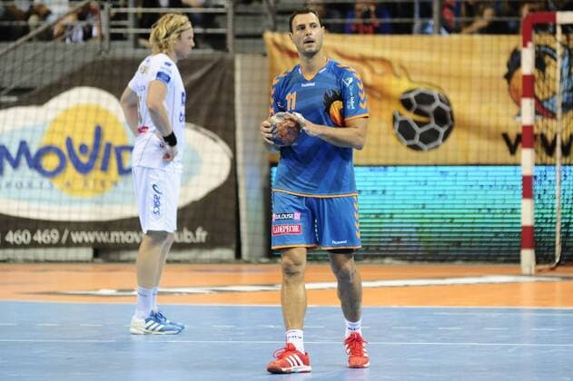 Jerome FERNANDEZ (Toulouse) HANDBALL : Fenix Toulouse Handball vs Montpellier AHB- 4 eme journee de D1 - 03 10 2012 ThierryBreton 