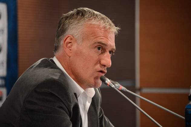 Didier DESCHAMPS (fra) - Pressekonferenz - Fussball - PK Frankreich - 04 10 2012 AnthonyBIBARD FEP Panoramic 