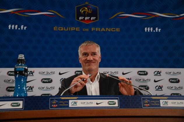 Didier DESCHAMPS (fra) - Pressekonferenz - Fussball - PK Frankreich - 04 10 2012 AnthonyBIBARD FEP Panoramic 