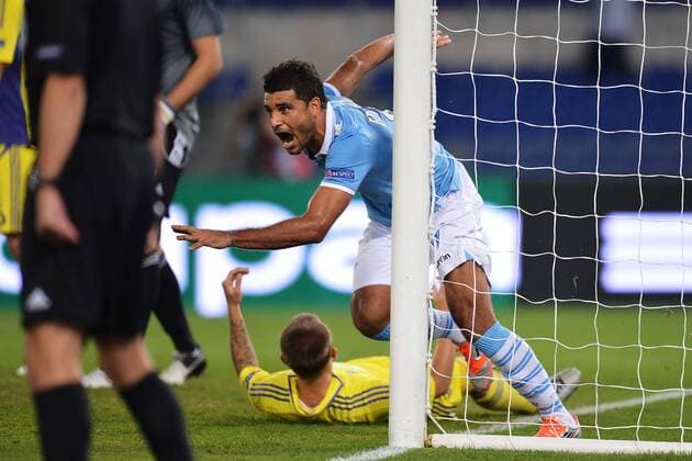 Ederson Goal celebration - Rom 4 9 2012 Europa League 2012 2013 Lazio Rom vs Maribor NK andreaxstaccioli