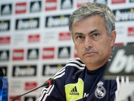 Barcelona - Real Madrid - Liga 2012 2013 - Matchday 7 Jose Mourinho, coach and manager of Real Madrid C.F., in the press conference before the match Valdebebas - Madrid - Spain - 06 10 2012 