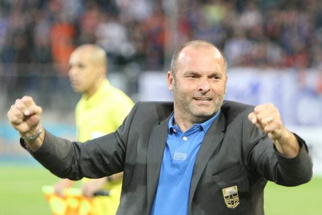 Pascal Dupraz (Evian) FOOTBALL : Montpellier vs Evian Thonon Gaillard - Ligue 1 - 06 10 2012 RichardGosselin Panoramic 